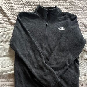 The North Face Men's Charcoal Zip-Up Sweater